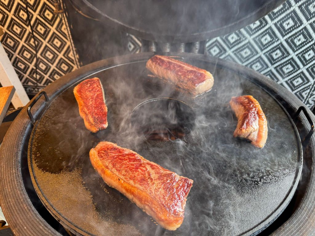Steak op planchet